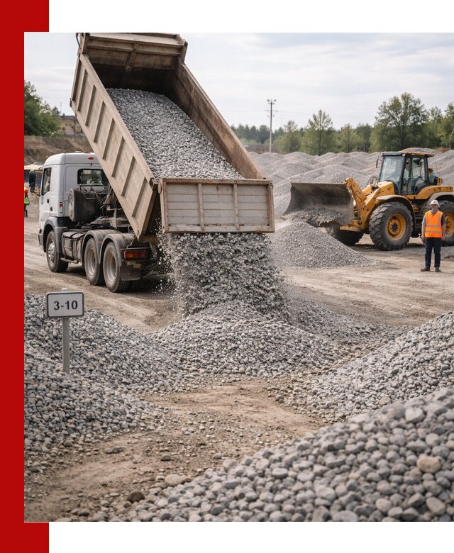 Гранитный щебень фракции 3–10: доставка и продажа в Туле