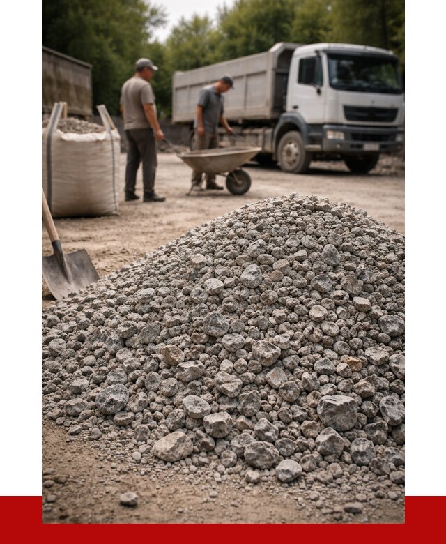 Гранитный щебень фракция 20-40 в Туле от 3254 руб. ПРОНЕРУДТул