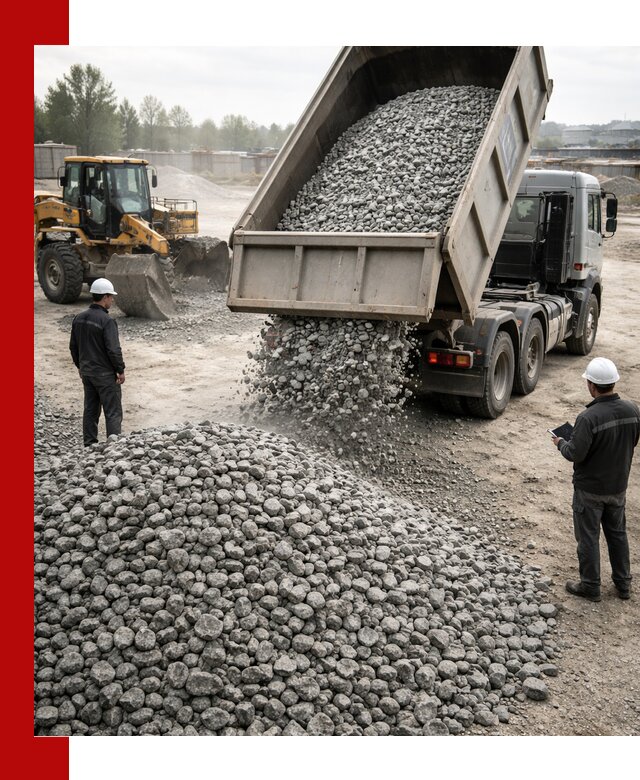 Доставка гранитного щебня фракции 20-40 в Туле