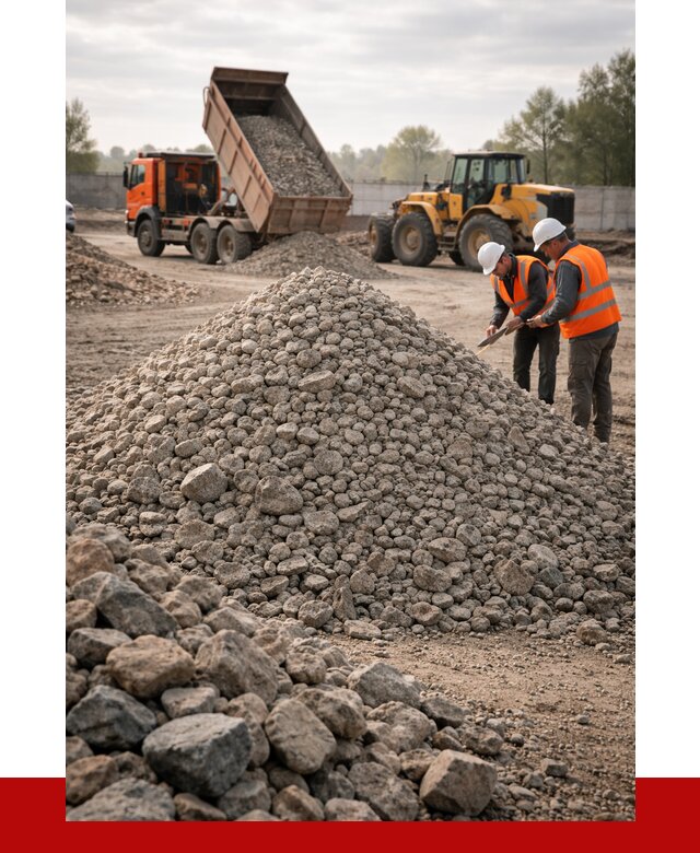 Гранитный щебень фракция 40-70 в Туле от 2542 руб ПРОНЕРУДТул