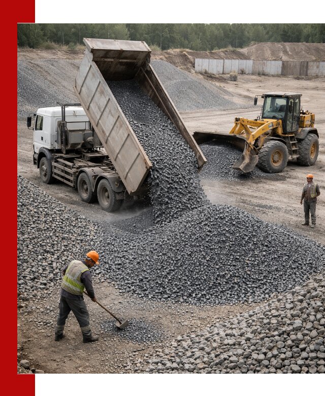 Щебень габбро-диабаз фр. 5-20 с доставкой в Туле