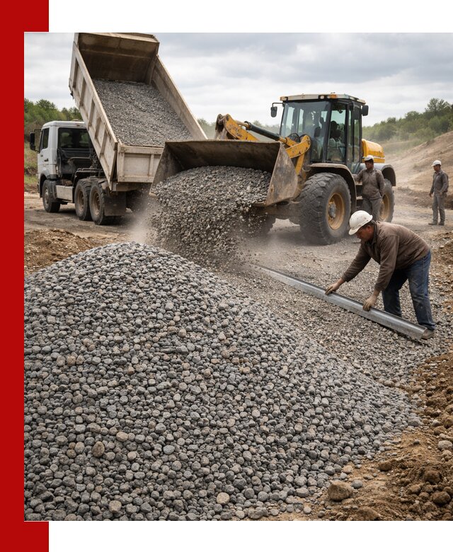 Гравийный щебень фракция 5-20 с доставкой в Туле