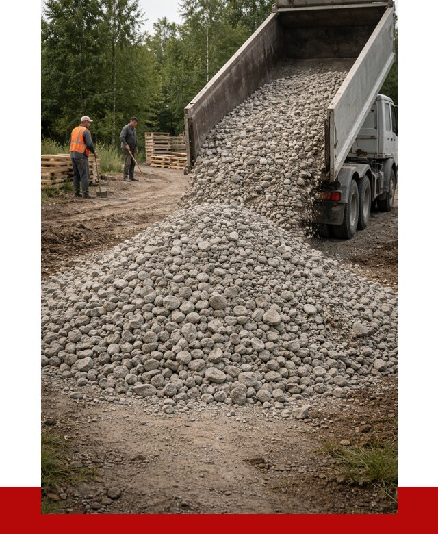 гравийный щебень фракция 70-120 в Туле от 2491 р. ПРОНЕРУДТул