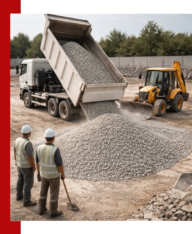 Купить известняковый щебень фракции 5–10 мм с доставкой в Туле