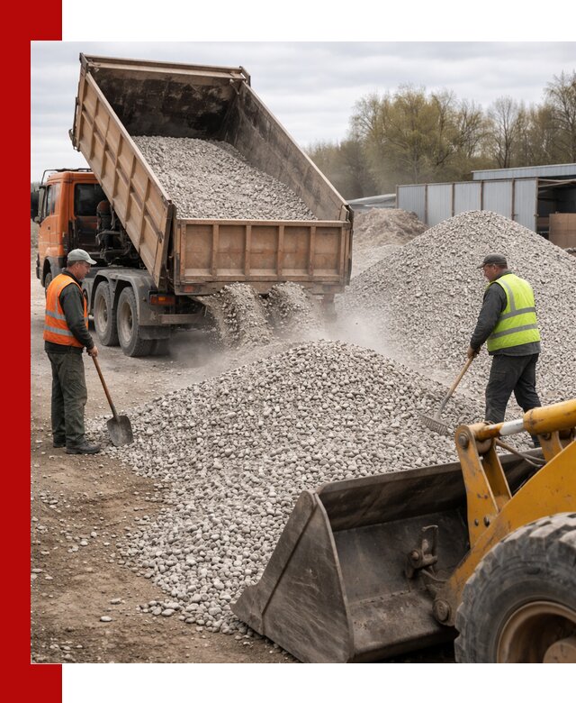 Доломитовый щебень фракции 5-20 с доставкой в Туле