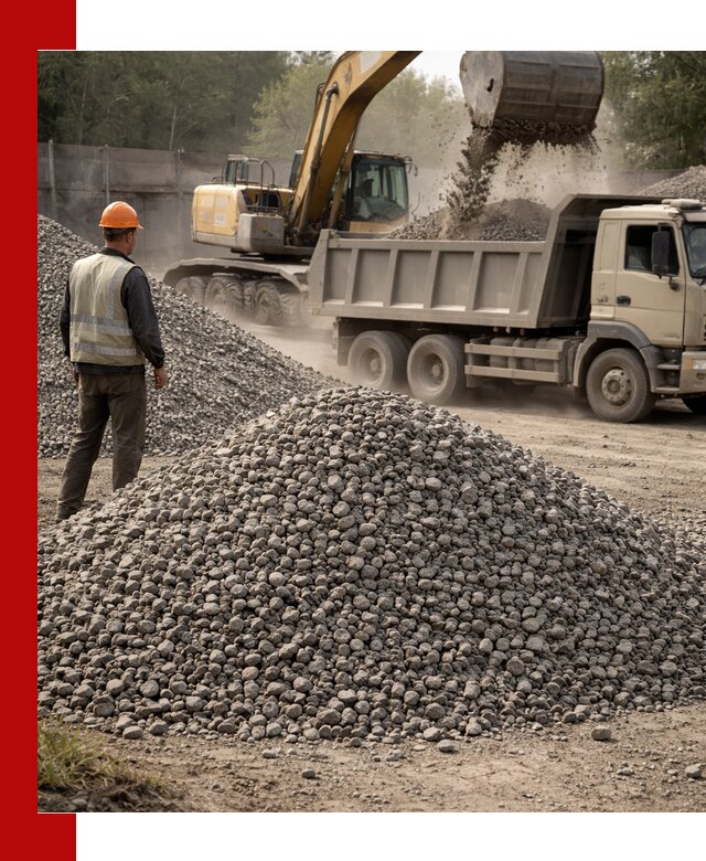 Шлаковый щебень фракция 5-20 с доставкой в Туле