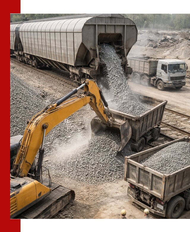 Доставка железнодорожного щебня в Туле крупными партиями быстрого отгруза