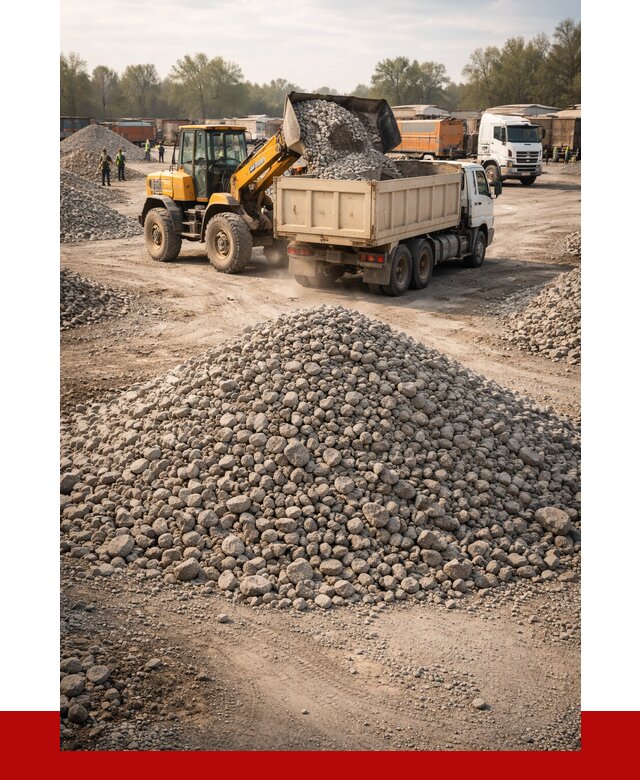 Вторичный щебень фракция 40-70 в Туле от 1769 р, ПРОНЕРУДТул