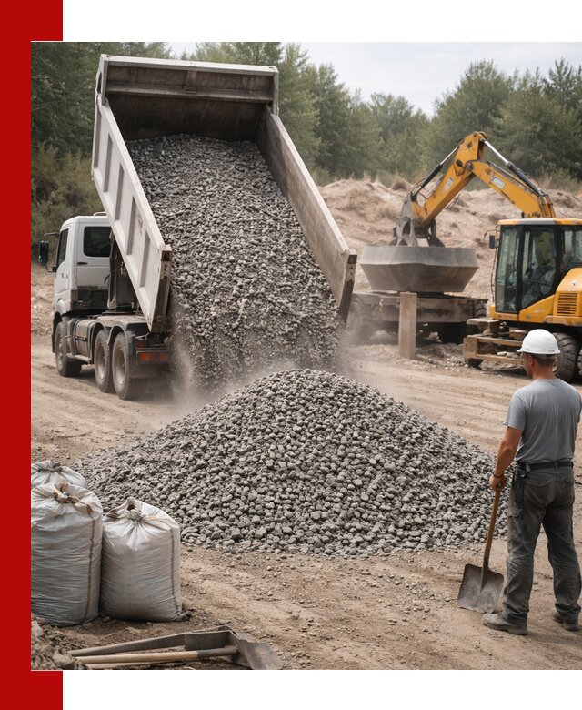 Доставка и продажа бетонного щебня в Туле