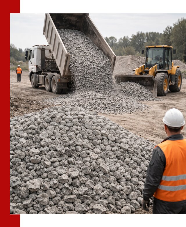 Доставка бетонного щебня фракции 20-40 в Туле