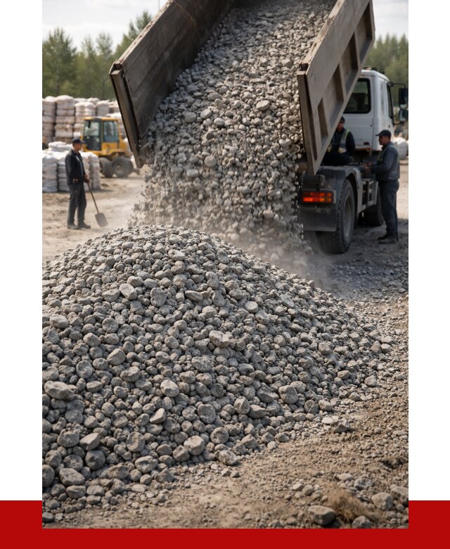 Бетонный щебень фракция 40-70 в Туле от 1830 р. ПРОНЕРУДТул