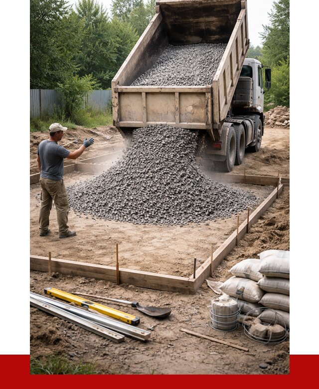 Купить щебень для фундамента в Туле от 4576 р. | ПРОНЕРУДТул