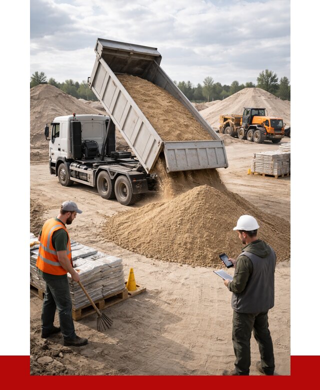 Карьерный песок с доставкой в Туле от 3661 р. ПРОНЕРУДТул