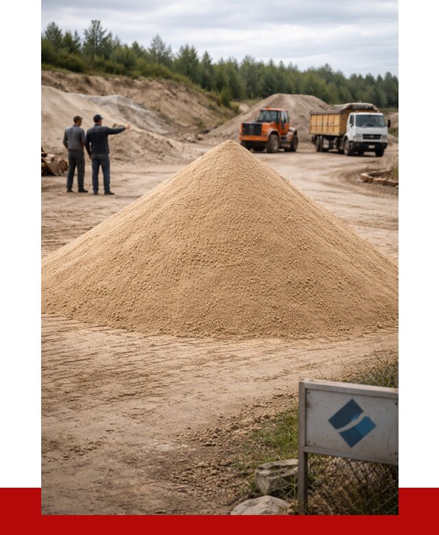 Карьерный песок навалом в Туле от 1830 р. | ПРОНЕРУДТул