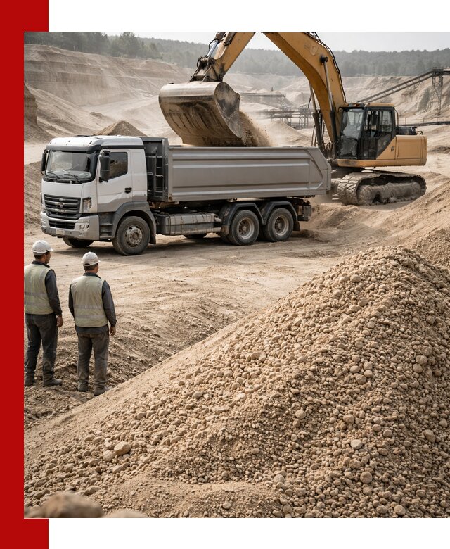 Карьерный крупнозернистый песок с доставкой в Туле