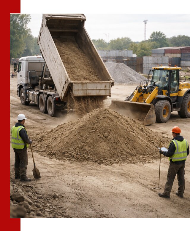 Доставка и продажа пескогрунта оптом и в розницу в Туле