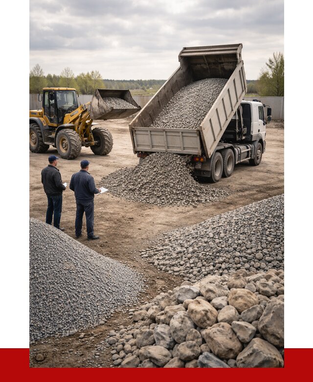 Гравий и камень с доставкой в Туле от 4271 р. - ПРОНЕРУДТул