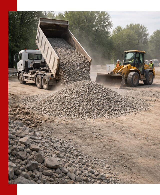 Гравий фракция 5–20 доставка в Туле оптом и в розницу