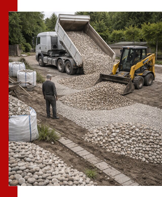 Доставка морской гальки оптом и в розницу в Туле