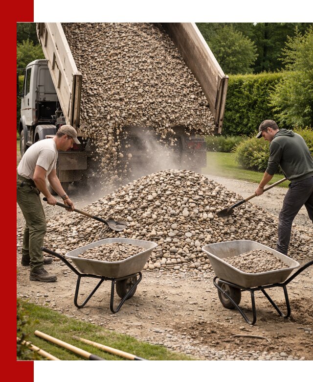 Доставка и продажа декоративной гальки в Туле