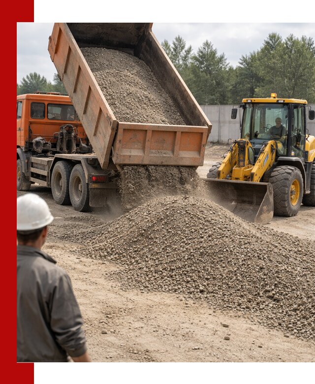 Доставка щпс С8 самосвалами в Туле от производителя