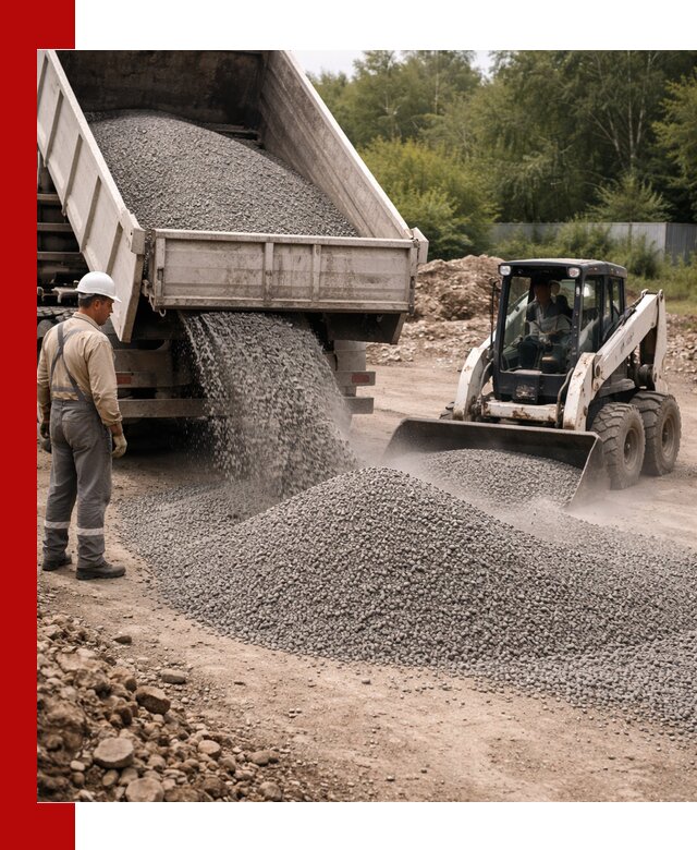 Доставка гравийного отсева 0-5 в Туле оптом и в розницу