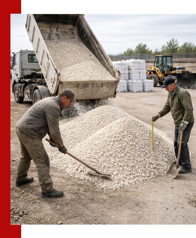 Мраморная крошка с доставкой и разгрузкой в Туле