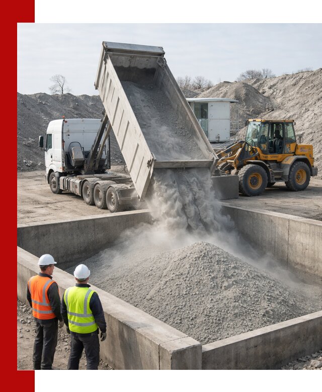 Доставка цемента навалом в Туле крупными партиями