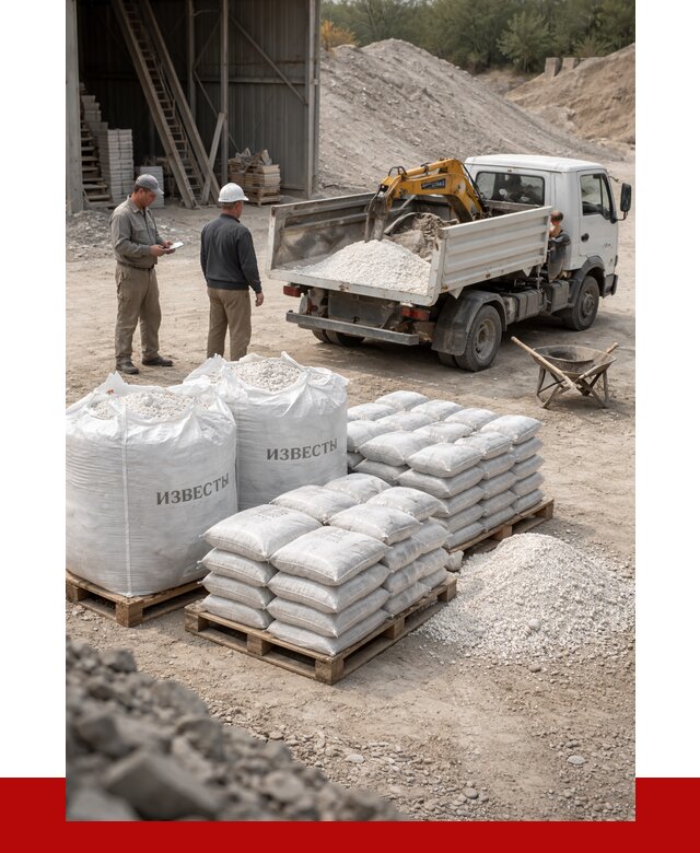 Известь строительная в Туле с доставкой от 4271 р. | ПРОНЕРУДТул