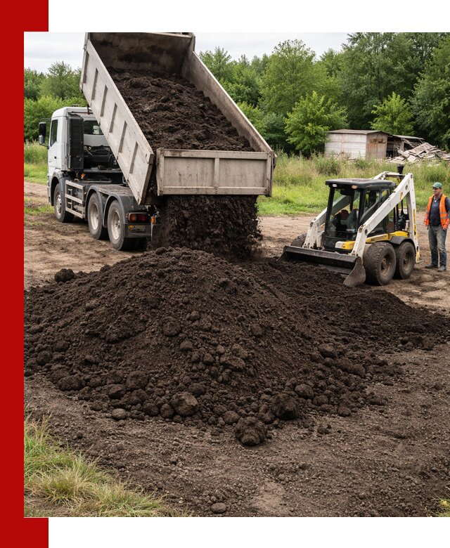 Поставка плодородной земли с доставкой самосвалом в Туле