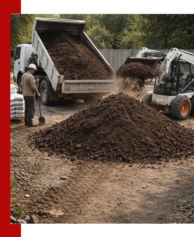 Доставка растительного грунта в Туле от производителя оптом и в розницу