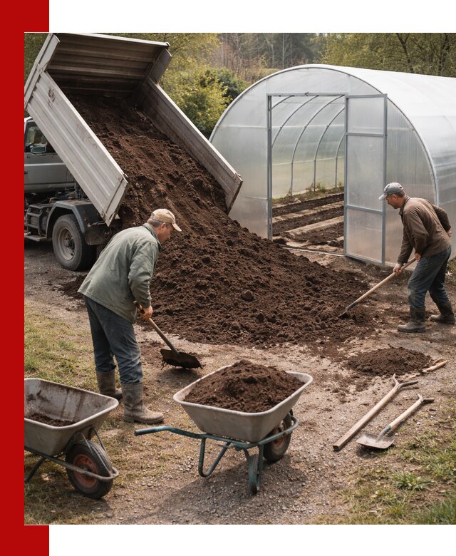 Грунт для теплицы с доставкой в Туле — плодородный субстрат под растения