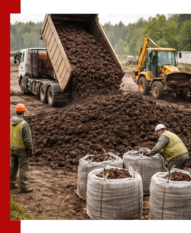 Доставка нейтрального торфа в Туле оптом и в розницу