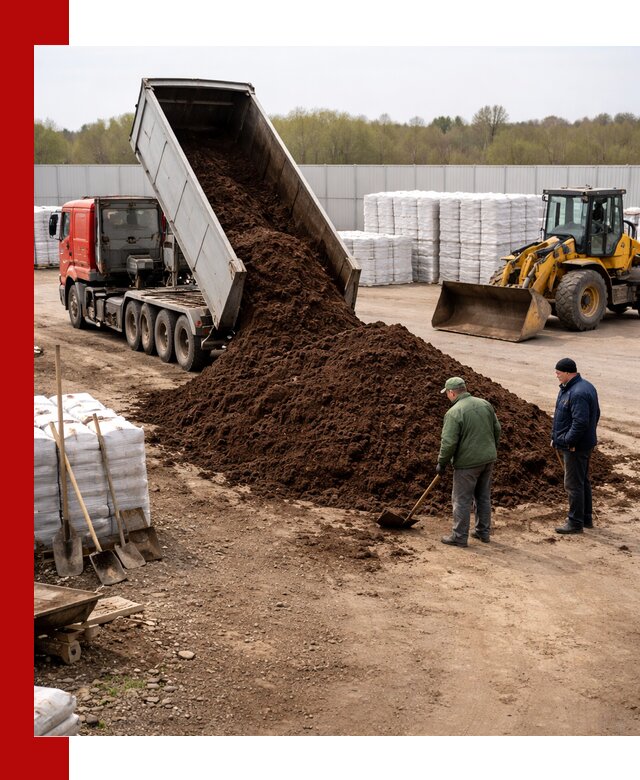 Доставка торфяных смесей оптом и в розницу в Туле