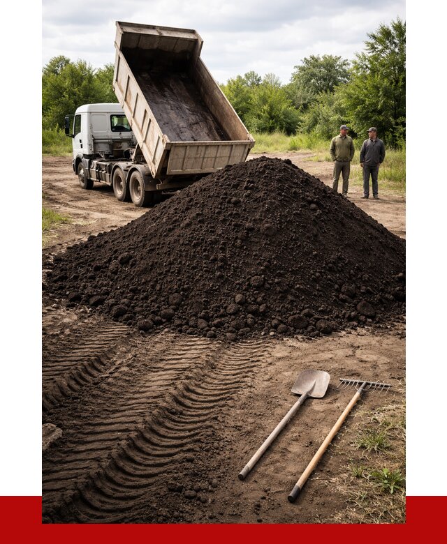 Купить чернозем навалом в Туле от 1220 р. за куб | ПРОНЕРУДТул