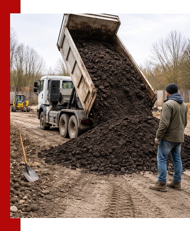 Доставка чернозема навалом в Туле быстро и выгодно