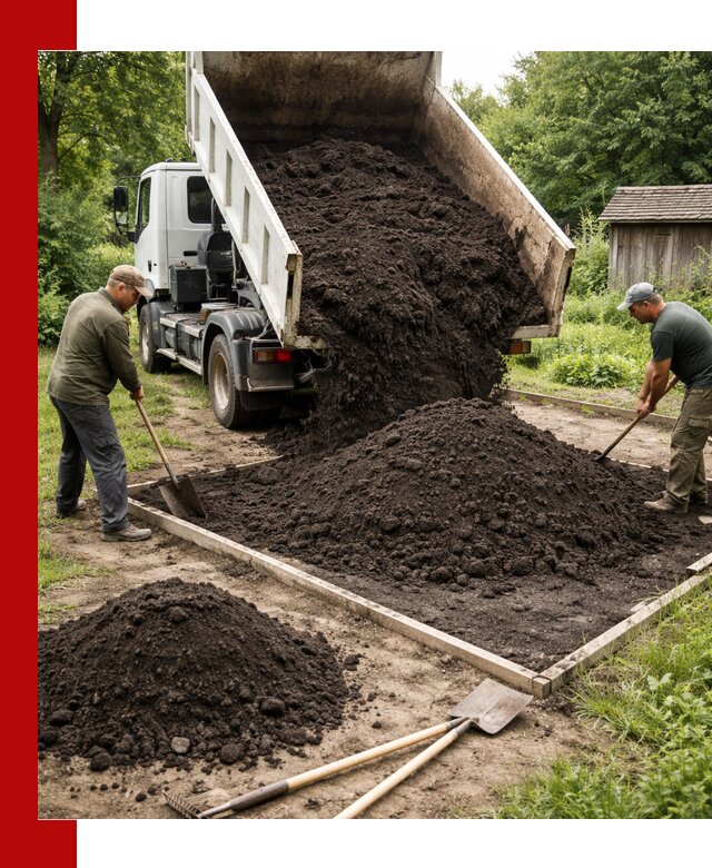 Купить чистый чернозем для огорода с доставкой в Туле