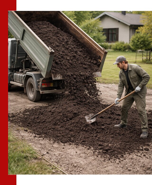 Чернозем для газона с доставкой в Туле быстро и качественно