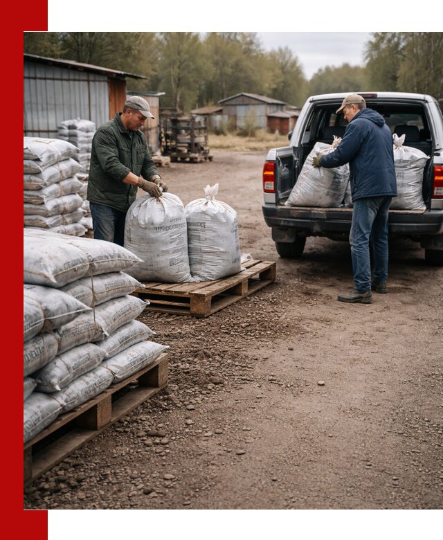 Купить конский навоз в мешках с доставкой в Туле