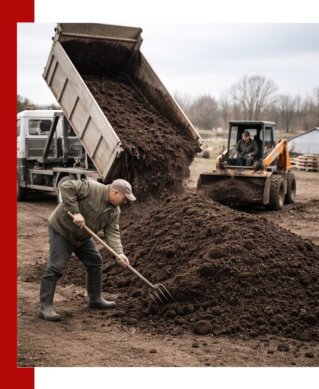 Доставка и продажа перегноя в Туле быстро и дешево