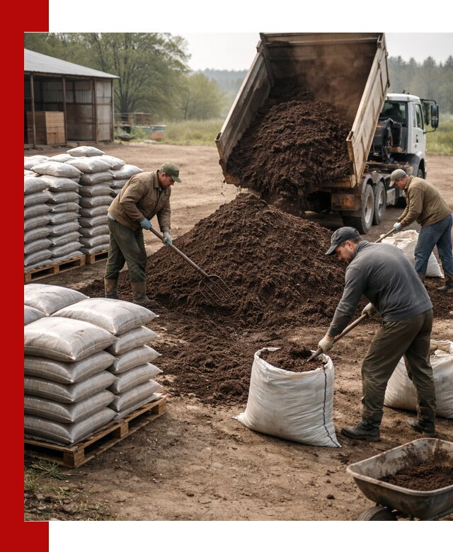 Доставка компоста оптом и в розницу в Туле