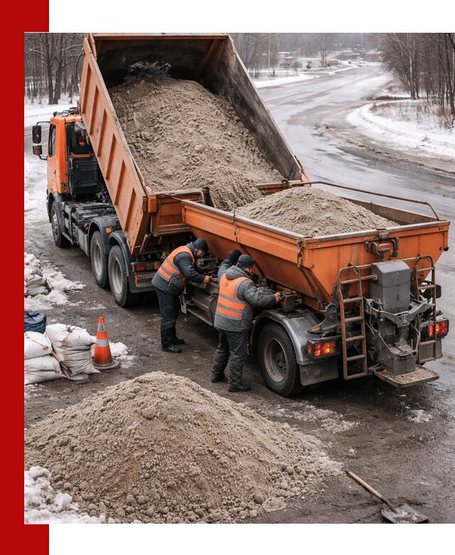 Поставка и вывоз пескосоля в Туле оптом и в розницу