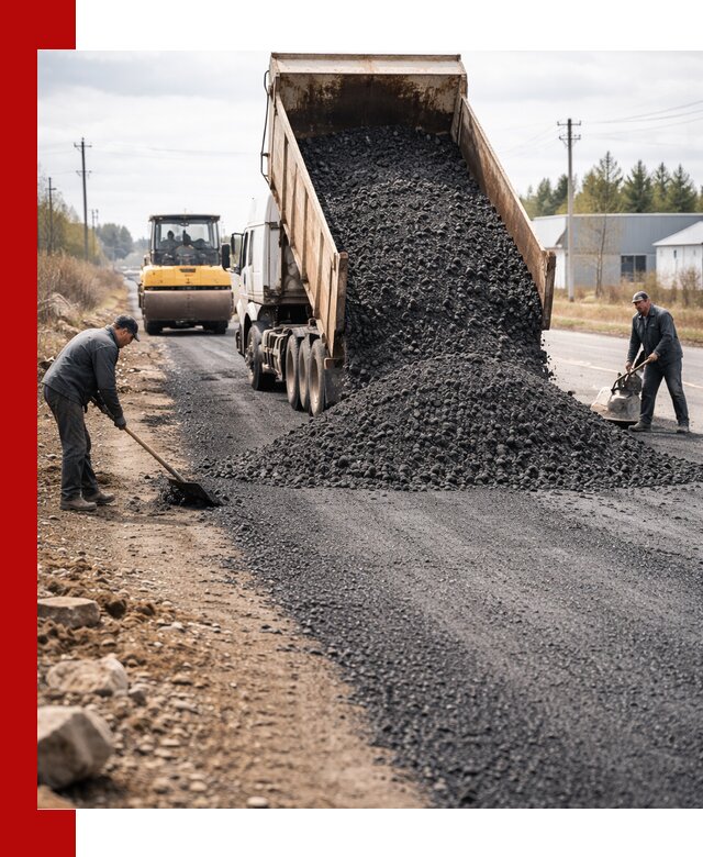 Асфальтовая крошка для дорог в Туле — поставка и доставка