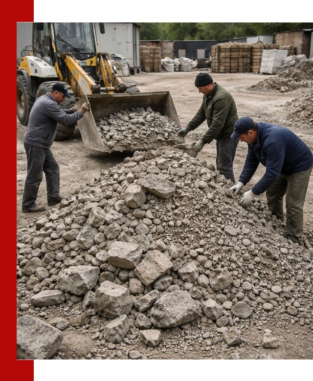 Демонтаж и вывоз бой бетона в Туле