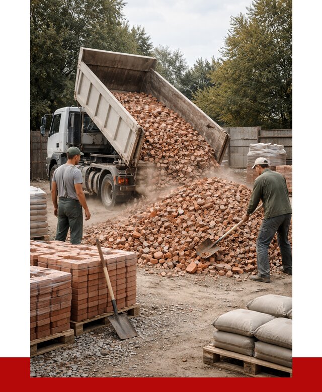 Бой кирпича в Туле с доставкой от 4271 руб/куб | ПРОНЕРУДТул