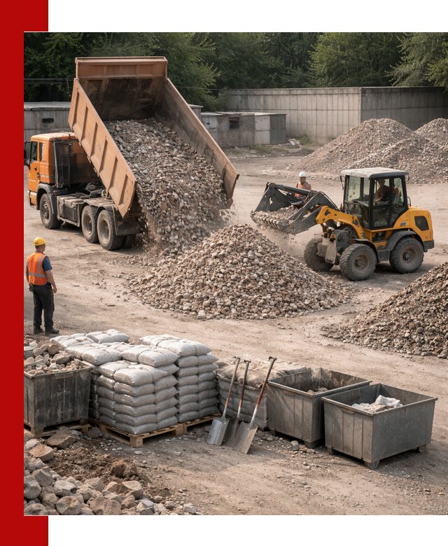 Вторичные материалы для отсыпки в Туле — поставка и доставка