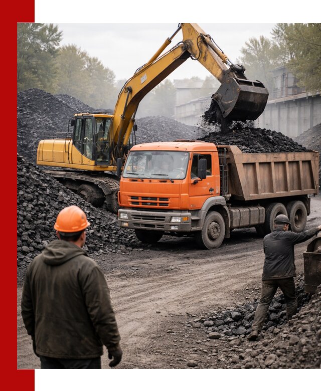 Доставка угля автотранспортом в Туле быстро и выгодно