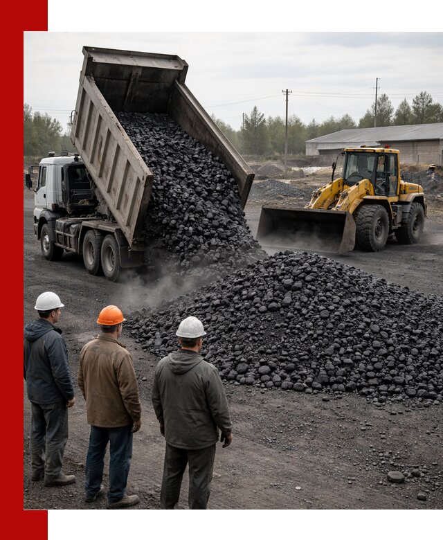 Доставка угля антрацита в Туле с самосвалами и погрузкой