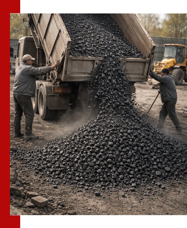 Доставка угля семечка самосвалами в Туле