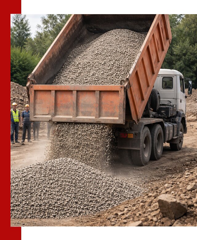 Доставка сыпучих материалов самосвалом в Туле быстро и надежно